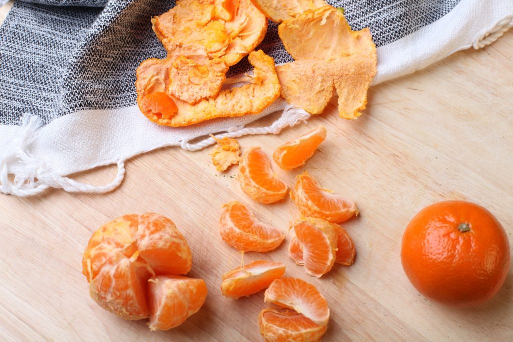 citrus peels used for all natural cleaning
