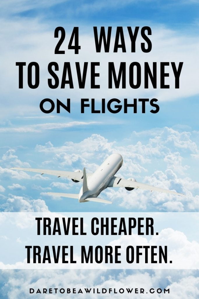 ways to save money on travel flights
