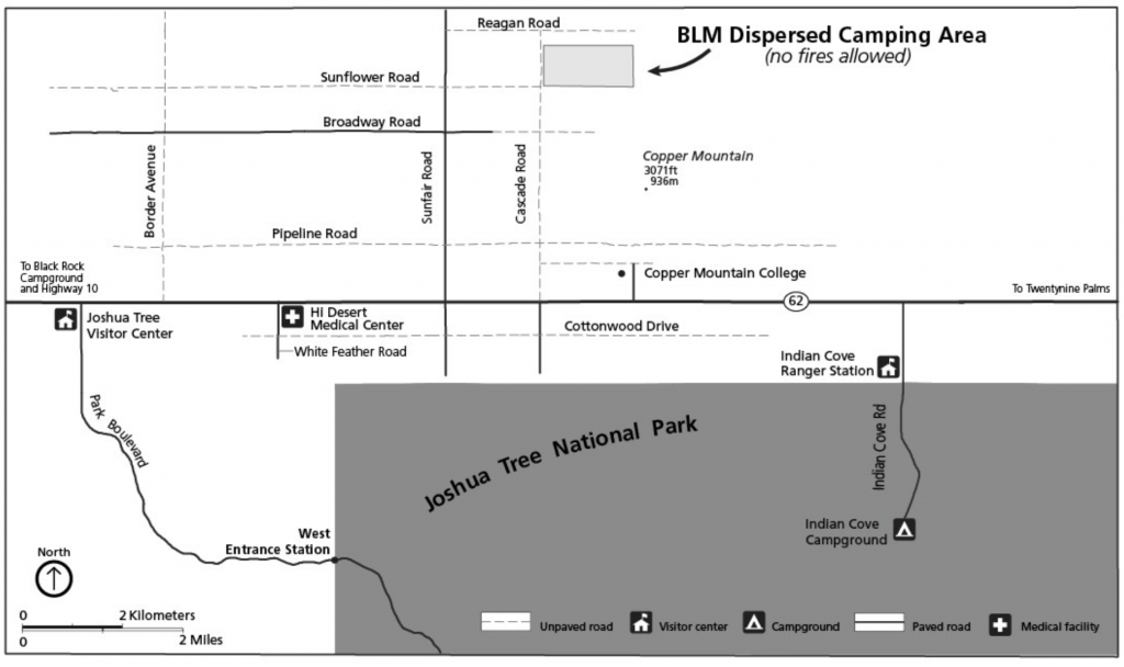 camp for free on BLM land when you visit Joshua Tree 