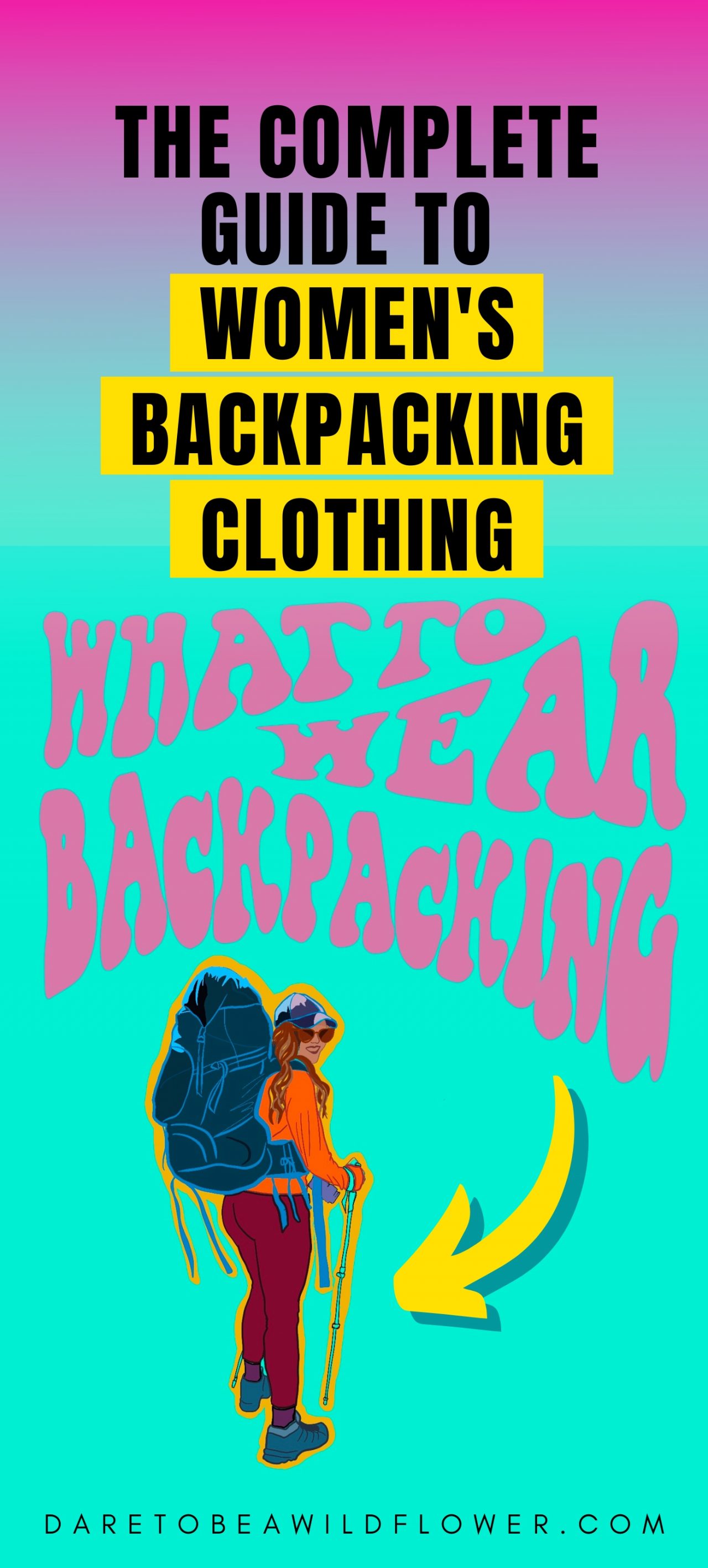 backpacking clothing list